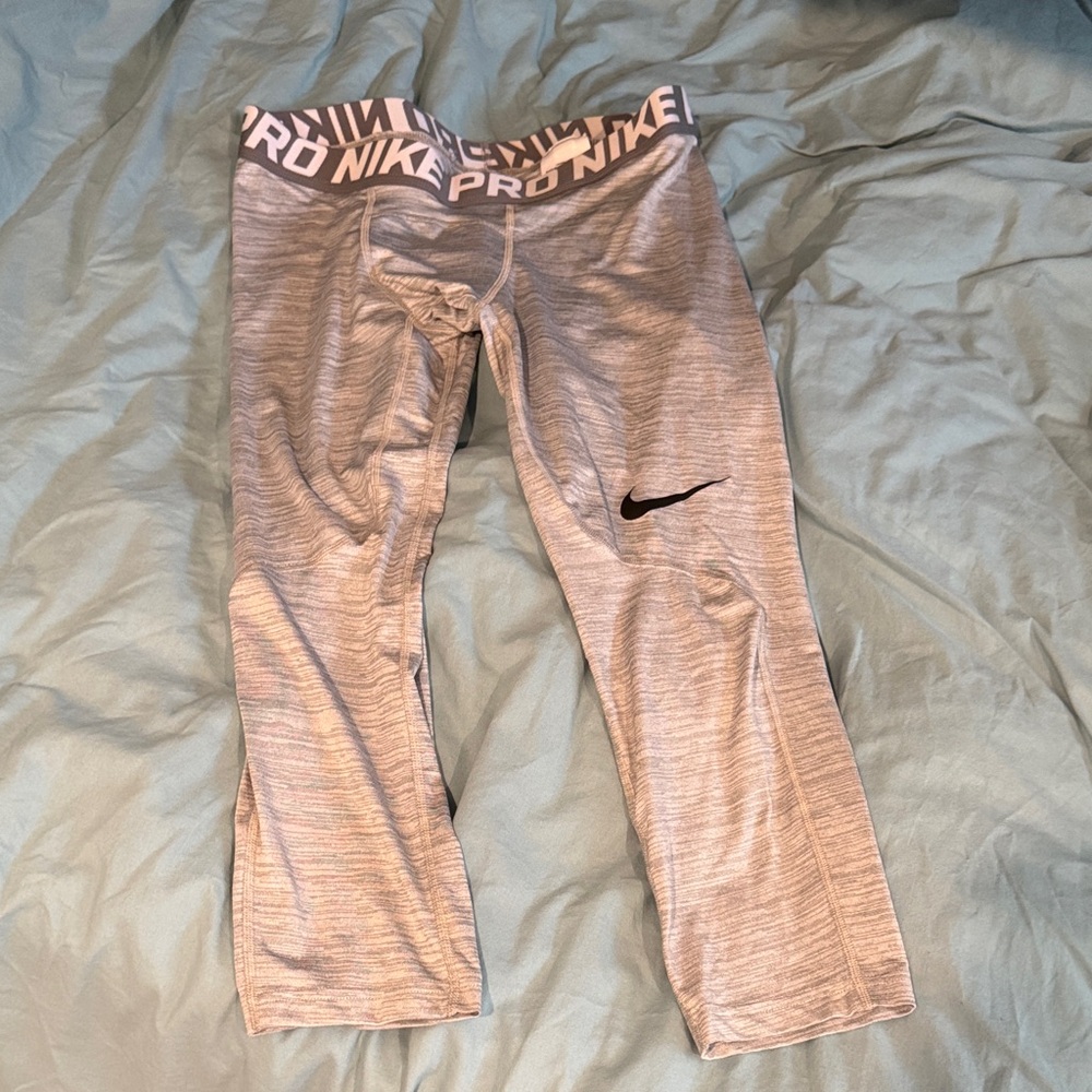 Men’s Nike Heathered Gray Leggings
